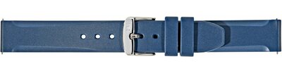 bracelet en caoutchouc Morellato Lugano Rubber 5183556.061 M, bleu, Quick Release