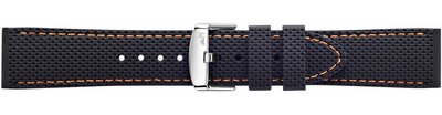 bracelet en silicone Morellato Livenza 5275187.886 M, noir, Quick Release