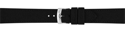 bracelet en cuir Morellato Cordura 2 2779110.019 M, noir, cuir écologique