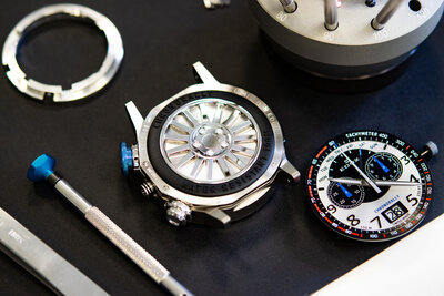 Edox Chronorally Chronograph 38001-tinnbu-bn BMW Limited Edition 2000pcs (+ bracelet de rechange)