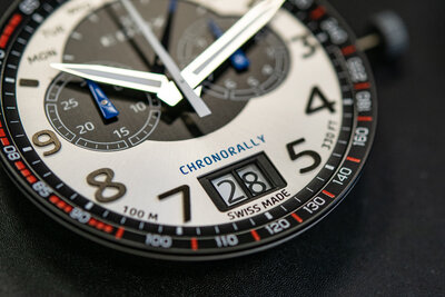 Edox Chronorally Chronograph 38001-tinnbu-bn BMW Limited Edition 2000pcs (+ bracelet de rechange)