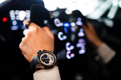 Edox Chronorally Chronograph 38001-tinnbu-bn BMW Limited Edition 2000pcs (+ bracelet de rechange)