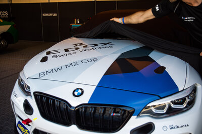 Edox Chronorally Chronograph 38001-tinnbu-bn BMW Limited Edition 2000pcs (+ bracelet de rechange)