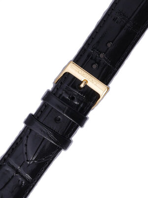 Bracelet en cuir Orient UDDYLAB 22mm (pour modèle FUG1R), noir