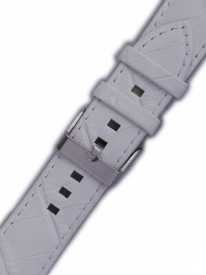 Bracelet en cuir Orient UDFHKRW 20mm (pour modèle AC0A), blanc