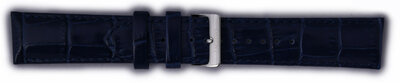 Bracelet en cuir Orient UDFJBSD 22mm (pour modèle FAG00), bleu