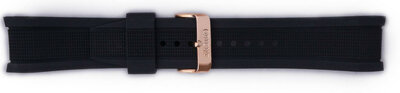 bracelet en silicone Orient VDEADRB 24mm (pour les modèles FTD10, FUNC7), noir