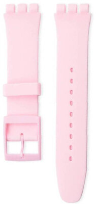 bracelet en silicone Ricardo Barletta 17mm (pour Swatch), rose