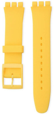 bracelet en silicone Ricardo Barletta 17mm (pour Swatch), jaune