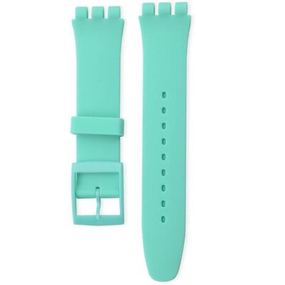 bracelet en silicone Ricardo Barletta 19mm (pour Swatch), bleu V1