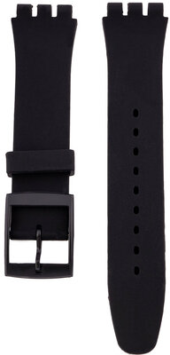 bracelet en silicone Ricardo Barletta (pour Swatch), noir