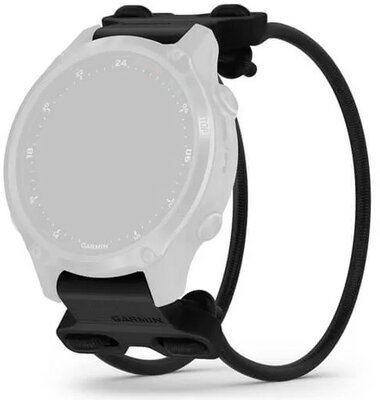 bracelet en silicone Garmin 20mm Bungee Mount (pour Garmin Fenix 8/7S/6S (43mm), etc.), noir, QuickFit, 010-13249-00