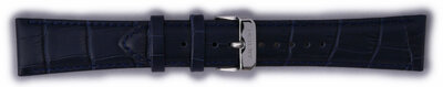 bracelet en cuir Orient UL016013J0 22mm (pour modèle RA-AG00), bleu
