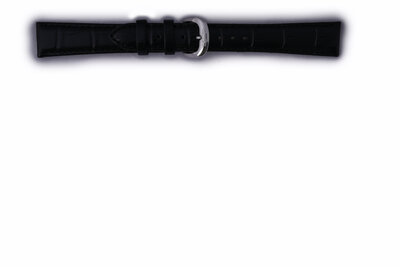 bracelet en cuir Orient UL019013J0 17mm (pour modèle RA-AG00), bleu