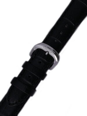 bracelet en cuir Orient UL019013J0 17mm (pour modèle RA-AG00), bleu
