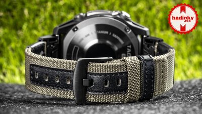 bracelet en nylon Ricardo Pozza 26mm, Green, QuickFit
