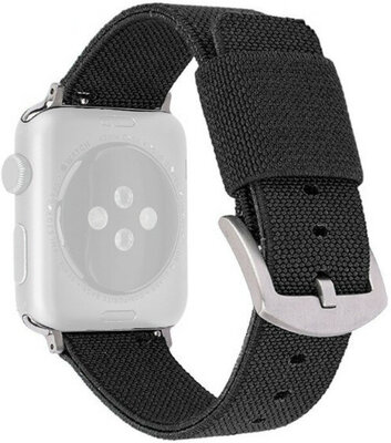 bracelet en nylon Ricardo (pour Apple Watch 42/44/45/49mm), noir V2