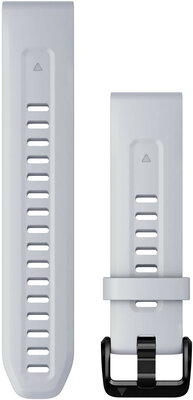 Bracelet en silicone Garmin 20mm (Fenix 7S/6S/5S), blanc V3, QuickFit, 010-13102-03
