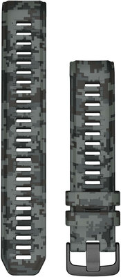Bracelet en silicone Garmin (pour Instinct 2), gris/camouflage, 010-13105-04
