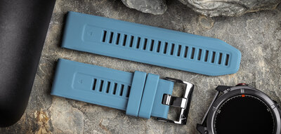 bracelet en silicone Ricardo San Martino 26mm, Blue, QuickFit