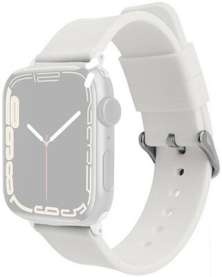 bracelet en silicone Ricardo (pour Apple Watch 38/40/41mm), blanc V1