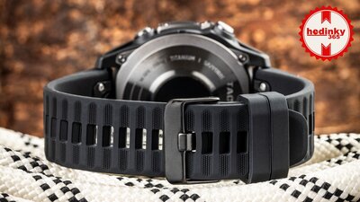 bracelet en silicone Ricardo Livigno 22mm, Black, QuickFit