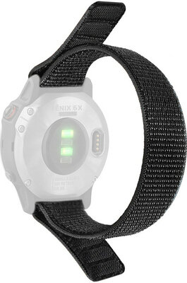bracelet en nylon Ricardo Cortina 20mm, Black, à enfiler