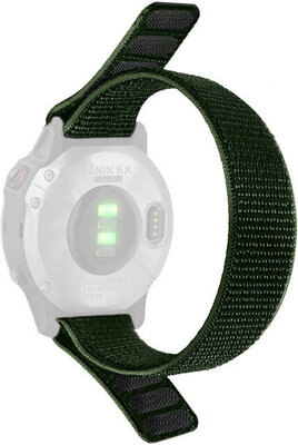 bracelet en nylon Ricardo Cortina 20mm, Green, passant