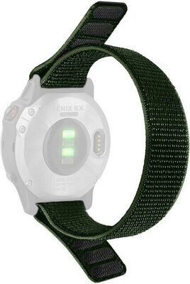 bracelet en nylon Ricardo Cortina 22mm, Green, à enfiler
