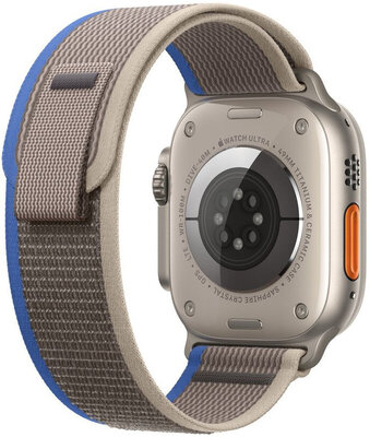 bracelet en nylon Apple (pour Apple Watch 42/44/45/49mm), brun, taille S/M