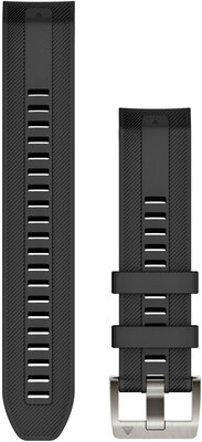 Bracelet en silicone Garmin 22mm (pro Garmin MARQ), noir