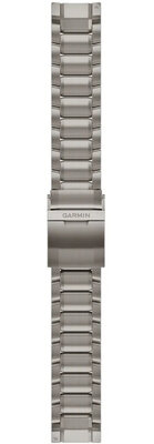 bracelet en titane Garmin 22mm (pour Garmin MARQ 2), argenté, QuickFit, 010-13225-12
