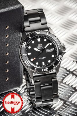 bracelet en acier inoxydable Ricardo Vacone, noir