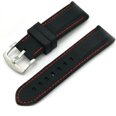 Bracelet en silicone Ricardo Fermo, noir V1
