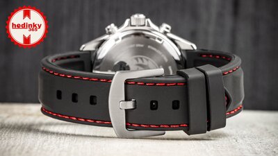 Bracelet en silicone Ricardo Fermo, noir V1
