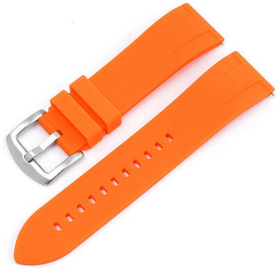 Bracelet en silicone Ricardo Fermo, orange
