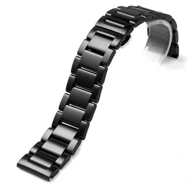 bracelet en acier inoxydable Ricardo Paderna, noir