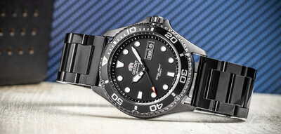 Bracelet en acier Ricardo Siena, noir, + raccourcisseur