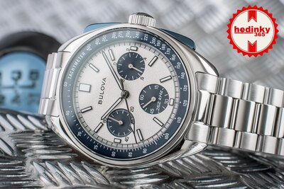 Bulova Lunar Pilot Quartz Chronograph 98K112 (+ bracelet de rechange)