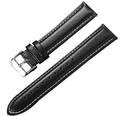 bracelet en cuir Ricardo Cagli, noir V2, Quick Release