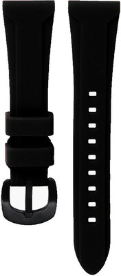 bracelet en silicone Ricardo Urbino, noir