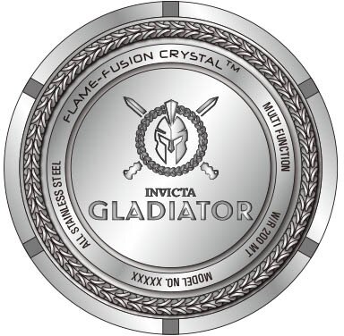 Invicta Gladiator Quartz 43mm 41131 (138 diamants)