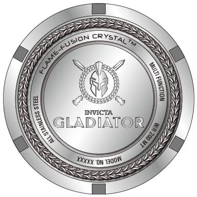 Invicta Gladiator Quartz 43mm 42232 (258 diamants)