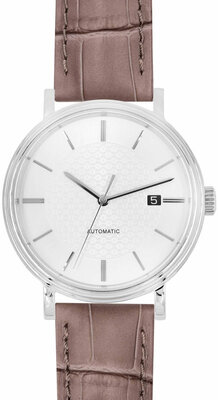 bracelet en cuir Hirsch Duke S 01028337-1, marron, cuir de veau, longueur S, Quick Release