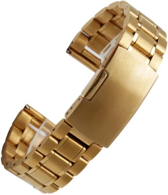 bracelet en acier inoxydable Ricardo Benevento, doré