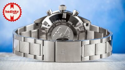 Edox SkyDiver Chronograph Quartz 10116-3-buidn Limited Edition 1000pcs ( + bracelet de rechange )