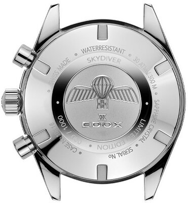 Edox SkyDiver Chronograph Quartz 10116-3-gridn Limited Edition 1000pcs ( + bracelet de rechange )