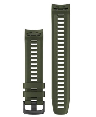 Bracelet en silicone Garmin 22mm (pour Instinct), vert, 010-12854-16