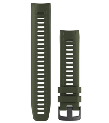 Bracelet en silicone Garmin 22mm (pour Instinct), vert, 010-12854-16
