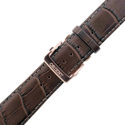 bracelet en cuir Orient UL015012P0 22mm (pour model RA-AK00), marron